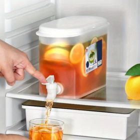 1pc 3.5L Cold Water Container for Refrigerator with Faucet