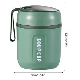 16.23oz Food Flasks Stainless Steel Lunch Flask With Foldable Spoon Vacuum Insulated