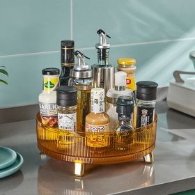 Kitchen Rotating Spice Rack Shelf Seasoning Orange