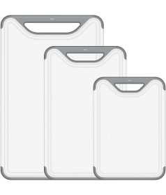 Household Kitchen Accessories Set of 3 Cutting Boards