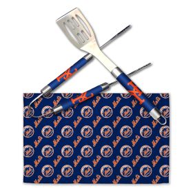 Mets OFFICIAL MLB 3-Piece BBQ Utensil Set