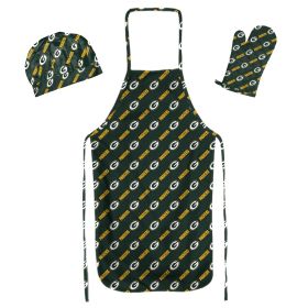 Packers 3PC Set - Apron, Mitt and Hat