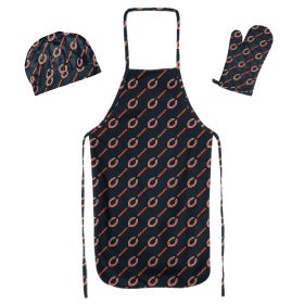 Bears 3PC Set - Apron; Mitt; Hat