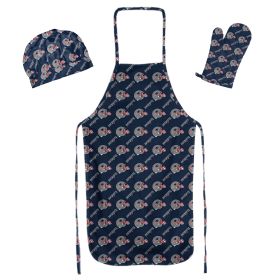 Patriots 3PC Set - Apron, Mitt & Hat