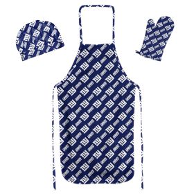 NY Giants 3PC Set - Apron, Mitt and Hat