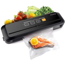 KOIOS Vacuum Sealer Machine, 86Kpa Automatic Vacuum Air food sealer/Built-in Cutter Starter Kit, Dry & Moist Food Preservation Modes, Pulse Function