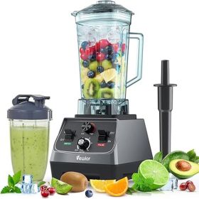 VEWIOR 2200W Blender with 68oz Tritan Container & 27oz To-Go Cup, Countertop