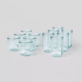 12pc Glass Potomac Double Old-Fashioned Assorted Tumbler Set