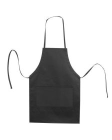 Liberty Bags 5502 Caroline AL2B Butcher Style Cotton Twill Apron Black