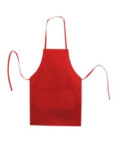 Liberty Bags 5502 Caroline AL2B Butcher Style Cotton Twill Apron Red