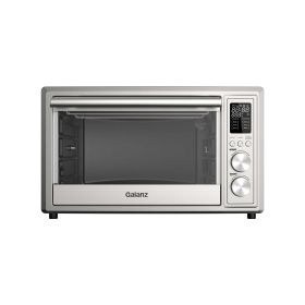 Galanz GT12SSDAN18 1.1 Cu.Ft. Digital Toaster Oven with Air Fry, Stainless Steel