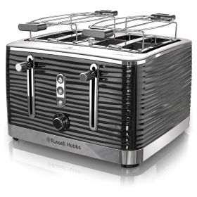 Russell Hobbs Coventry 4-Slice Toaster, Black, TR9450BR