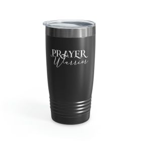 Insulated Ringneck Tumbler 20oz, Prayer Warrior Christian Inspiration