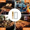 Smart Digital Bluetooth Barbecue Gifts Meat Food Steak Thermometer Digital Bluetooth Barbecue Accessories for Oven Grill BBQ Smo