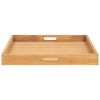 Serving Tray 23.6"x23.6" Solid Wood Teak