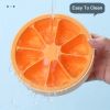 1pc Ice Cube Tray; Silicone Ice Cube Tray; Ice Cube Tray With Lids; Large Ice Cube Mold; Ice Cube Trays Silicone; Round Ice Cube Mold