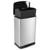 13.2 Gal Stainless Steel Trash Can with Lock Device