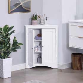 Sideboard cabinet, Corner cabinet, Kitchen Corner Cabinet with Doors and Shelves