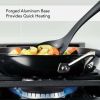 Hard Anodized 8.25 inch and 10 inch Nonstick Frying Pan Set, Onyx Black