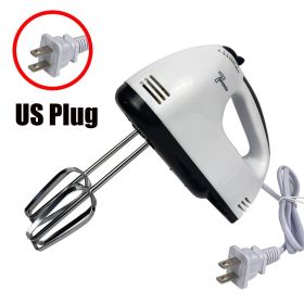 Multifunctional 7 Speed Mini Mixer Electric Food Blender Handheld Mixer (Color: US Plug)