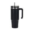 30oz 20oz Handle Vacuum Thermal Mug Beer Cup Travel Car Thermo Mug Portable Flask Coffee Stainless Steel Cups With Lid And Straw