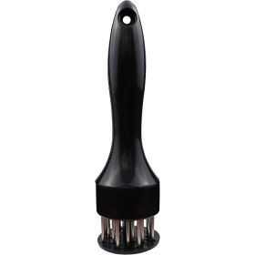 1pc 304 Stainless Steel Meat Tenderizer; 24 Steel Needles to Loosen Meat Artifact; Tender Meat and Break Tendons (Color: Black)