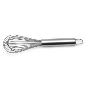 1pc Stainless Steel Whisk; 8in/10in/12in (size: 8in Stainless Steel Egg Beater)