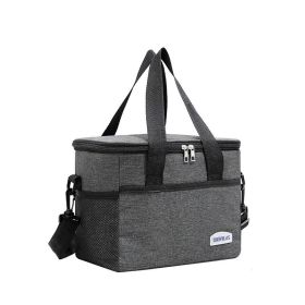 Lunch Bag for Women Work, Insulated Lunch Box Extra Large Lunch Tote Bag (Color: Black, size: S)