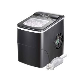 Home Portable Self-Clean Countertop Ice Maker (Color: Black, Type: Ice Maker)