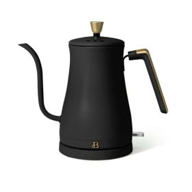 1-Liter Electric Gooseneck Kettle 1200 W (Color: Black Sesame)