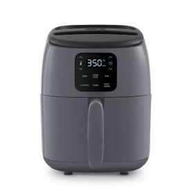 2.6qt Express Digital Tasti-Crisp Nonstick Air Fryer (Color: Gray)