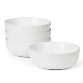 Stone Bowls (Quantity: 4PCS Set, Color: White)