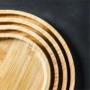 Elegant Life Bamboo Tray Tea Cup Barbecue Tray