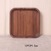 Kitchen Utensils Rectangular Serving Tray Wood Plate Tea Dishes